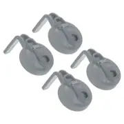 4Pcs Mason Jar Pour Spout Lid, Mason Jar Lids with Handle, Gray