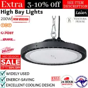 Leier High Bay LED Lights 200W Industrial Factory Garage Warehouse Gym Lighting