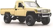 HLSFWDRIVE RC Truck 1/12 RC Rock Crawler 4x4 Toyota Land Cruiser Remote Control Pickup Off Road RTR 2.4GHz All Terrain with 280 Brushed Motor Proportional Throttle Steering for Adult MN-82