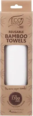 White Magic Eco Basics Bamboo Towel 20 Sheet Pack