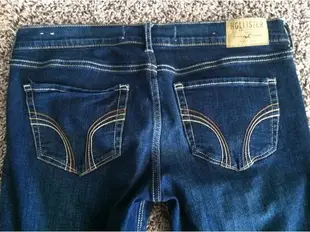 HCO 現貨 Hollister Skinny 女 海鷗 超顯瘦 原色 丹寧 窄管 牛仔褲