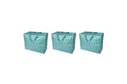3x Rex London Jumbo Storage Carry Bag Organiser w Zip Closure 58x48cm Bumblebee