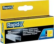 Rapid High-Performance Staples for Textiles, Finewire No. 13, Leg Length 6mm, Staple Gun Staples, Galvanised Steel, 2500 Pieces, Boxed (11830725), Silver
