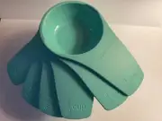 Tupperware Measuring Cups Curved Handle Complete Set of 6 Green