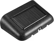 OSOLADY Solar Car Clock High Precision Vehicle Timer with Luminous Display Automatic Vibration Sensor Temperature Date Functionality Seamless Adhesive for Easy Installation