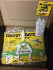 Grout Gator Cleaning Brush Fully Adjustable Brushes Plus Extra Brushes