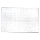 2pcs Square BBQ Grill Net 30x45cm Galvanized Iron Barbecue Mesh Mat