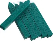 HOMSFOU 6Pcs Sealing Wax Sticks with Wicks for DIY Crafting Fast Melting Antique Fire Manuscript Wax for Letters Invitations Envelopes and More