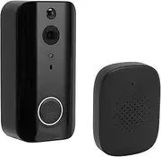 Cordless Video Doorbell Camera, 1080P HD View with Chime, Two Way Audio, PIR Motion Detection, IR Night Vision, Voice Conversion, Noise Reduction, Home Security System