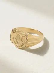 [Pascale Monvoisin] Pascale Monvoisin - Chiara 9-karat Gold Diamond Signet Ring - 7 7 Gold