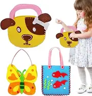 Sew Your Own Bags,Sew Purses Handicraft Handbag Projects - Fun Sewing Bag Kit Handbags Learn to Sew Bag Purse for Girls Birthday Christmas