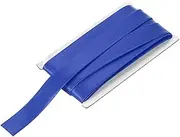 uxcell Double Fold Bias Tape for Sewing 1 Inch x 12 Yards Satin Pre-fold Continuous Binding Tape for Seaming Quilting Hemming Binding DIY Crafts, Sapphire Blue