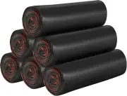6Rolls Drawstring Small Trash Bags,4 Gallon Thicken Drawstring Small Garbage Ba