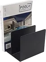 Italplast Metal Book Rack, Black