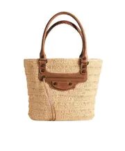 Women's Le City Small Basket in Natural/camel One size Natural/Camel