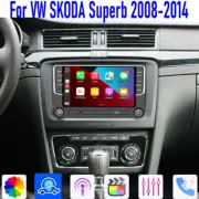 GPS 7'' For VW SKODA Superb 2008-2014 Car Radio Stereo Head Unit CarPlay Android