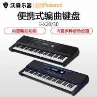 在飛比找露天拍賣優惠-【新品推薦】Roland羅蘭電子琴E-X20 EX30 成人