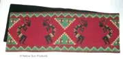 Kokopelli Southwestern Design Table Runner 13x72 " Kinara Red #12003