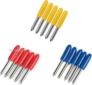 TUONAI 15Pcs 30 45 60 Degree Cutting Blades for Mimaki Cutter Cutting Plotter