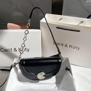 Cnk Pink Charles & Keith 迷你珍珠斜挎女士手提包帶蝴蝶結 - T107 / T108 手提包