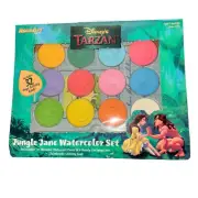 Vintage 1999 Roseart Disney’s Tarzan Jungle Jane Watercolor Set New Disney Rare