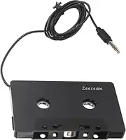 Car Cassette to AUX Adapter 3.5mm Tape Player Cassette AUX Adapter for Stereo RV with Stereo Audio