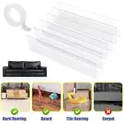 7Pcs Under Couch Blocker Safe Transparent Toy Blocker Waterproof L-Shape--