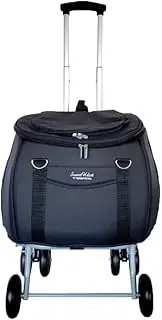Fantasy World Compact and Multi-Functional Pet Cart, Sweetheart, Backpack Type, Small, Black, for Dogs, Cats, Pets, Can Be Used with Bag Only