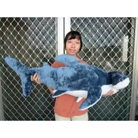在飛比找蝦皮購物優惠-斧頭鯊魚娃娃 灰鯊玩偶~27~100公分~海洋生物 斧頭鯊 