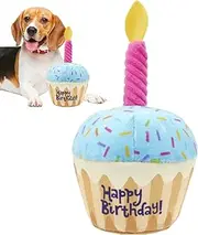 Dog Toy Birthday Cake Plush, Pet Birthday Cake Soft Plush Toy, Happy Dogs Birthdays Toys, Dogs Birthdays Decorations
