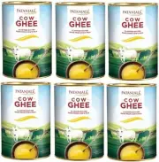 6 x Patanjali Cow ghee 1 Litre each - Natural Healthy