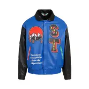 [Saint Mxxxxxx] Saint Mxxxxxx-Multi Varsity Cowhide Jacket-Uomo L STAND