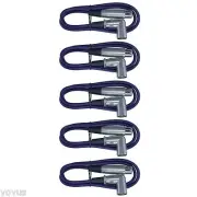 5Right angle male straight female XLR 3ft foot mic microphone patch cords cables