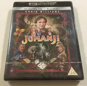 Jumanji 4K (1995) - Ultra HD + Blu-Ray | New | Robin Williams | Kirsten Dunst