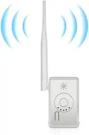 [ONLY for WEILAILIFE Security Camera System] 2.4G Wireless Booster Repeater with Power Supply, WiFi Range Extender, Support Wireless Repeater/IPC Router Mode, White