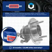 Wheel Bearing Kit fits SMART FORFOUR 1.5D Rear 04 to 06 OM639.939 B&B 4543500135
