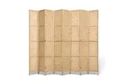 ZUNI 8 Panel Room Divider Natural