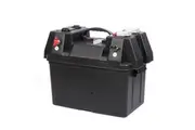 Horusdy 12V 100Ah Deep Cycle Battery Box Portable Power Storage Marine Solar Usb Camping Battery Boxes