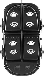 Premium Aftermarket Window Regulator Switch Housing Double Sided for Focus 98 05 with Robust ABS Construction and Easy Installation