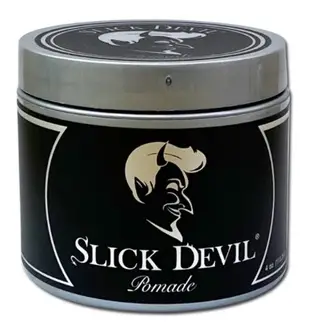 Slick Devil Pomade 黑惡魔 油頭 水洗式髮油 4oz