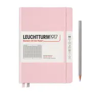 Notebook Hardcover, Squared, 251 Numbered Pages (Powder) - A5