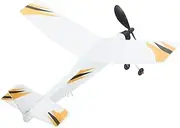 Kisangel Assembled Boys and Girls Educational Toys Orange Foam Rubber Band Airplane Model Glider Plane Toy for
