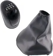NZBZHHZGPL LHD PU Leather Manual Shift Gear Knob Lever Gaitor Boot Cover Fit for Mercedes Benz Fit for Sprinter W 906 W906 2006-2013 Shift knob