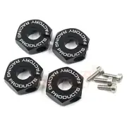 3Racing Sakura ADVANCE 20M 4mm Thick Wheel Adaptor Ver.2 4pcs Black 1:10 RC Cars