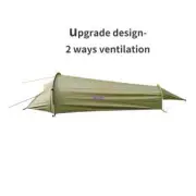 Outdoor 1Person Ultralight Tent Backpack Portable Waterproof SleepingBag Tourism