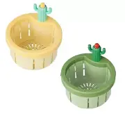 Cactus Sink Strainer Antiodor Fast Flow Draining Basket Kitchen Sink Drainer