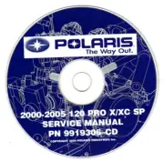 Genuine Polaris Dealer/Owners Service/Repair Manual CD 2000-2005 120 XC SP Pro X