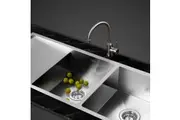 Cefito Kitchen Sink 111X45CM Stainless Steel Basin Double Bowl Silver