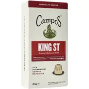 Campos King St Aluminium Coffee Capsules 10 pack