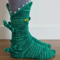 在飛比找蝦皮購物優惠-💛新品推薦💛爆品Knit Crocodile Socks圣誕